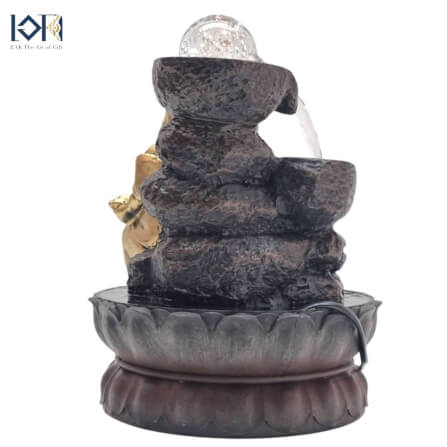 น้ำพุตั้งโต๊ะ EAKGIFT รุ่น16108-1 น้ำพุพระพิฆเนศเสริมฮวงจุ้ย_5
