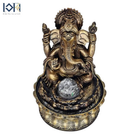 น้ำพุตั้งโต๊ะเสริมฮวงจุ้ย EAKGIFT รุ่น2562 น้ำพุพระพิฆเนศเทพความสำเร็จ_5