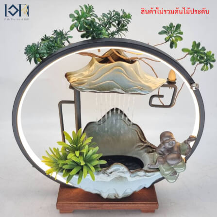 น้ำพุตั้งโต๊ะเสริมฮวงจุ้ย EAKGIFT รุ่นA000235 สไตล์โมเดิร์นทันสมัยวัสดุเซรามิกงานสวยหรู_6