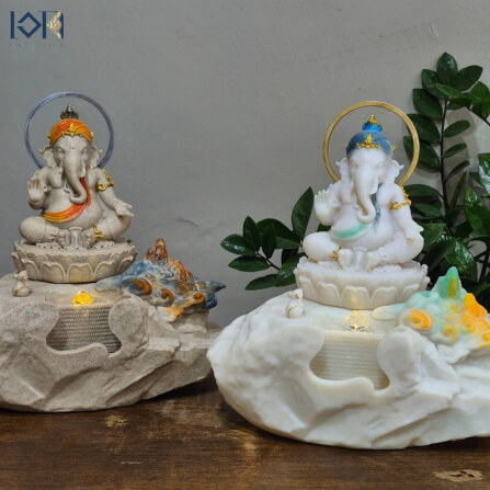น้ำพุตั้งโต๊ะเสริมฮวงจุ้ย EAKGIFT รุ่นPM002B สไตล์โมเดิร์นงานสวยหรู_6