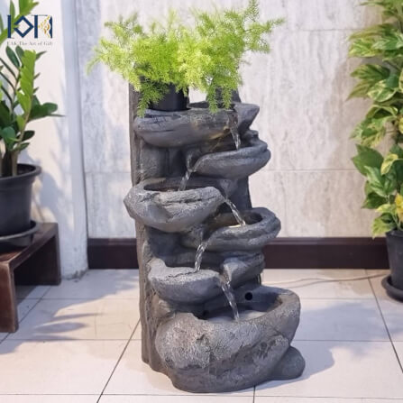 น้ำพุตั้งพื้นเสริมฮวงจุ้ย EAKGIFT รุ่น206 สไตล์ธรรมชาติ_6