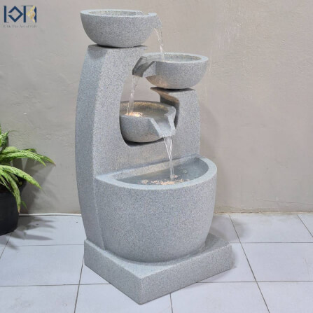 น้ำพุตั้งพื้นแต่งบ้าน EAKGIFT รุ่นGRANILITE MZ16275JA ขนาดใหญ่วางหน้าบ้านจัดสวน_7