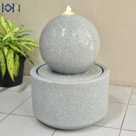 น้ำพุล้นตั้งพื้น EAKGIFT รุ่นGRANILITE MZ16126JB ดีไซน์ทันสมัยงานสวยหรูคล้ายหิน_7