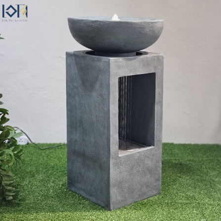 น้ำพุล้นตั้งพื้น EAKGIFT รุ่นMZ15412GA สไตล์แต่งบ้านเสริมฮวงจุ้ย_7