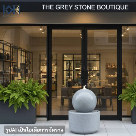 น้ำพุล้นตั้งพื้น EAKGIFT รุ่นGRANILITE MZ16126JB ดีไซน์ทันสมัยงานสวยหรูคล้ายหิน_10