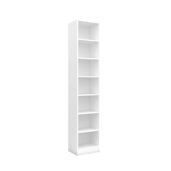 ชั้นวางของทึบ 7 ชั้น WISDOM DESIGN FURNITURE รุ่น BK-41A 40 ซม. สีขาว_0