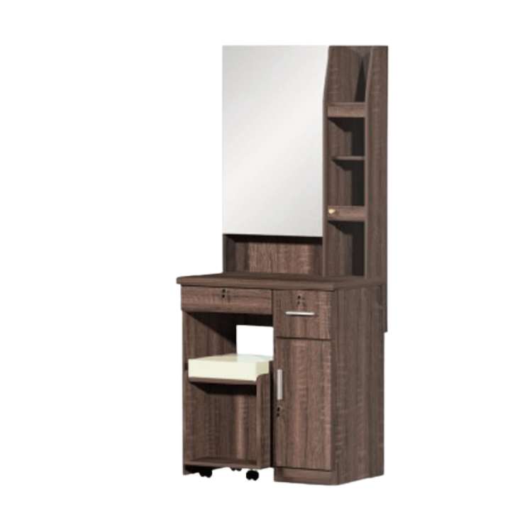 โต๊ะเครื่องแป้ง WISDOM DESIGN FURNITURE รุ่น DT720A 70 ซม. สีวอลนัท_0