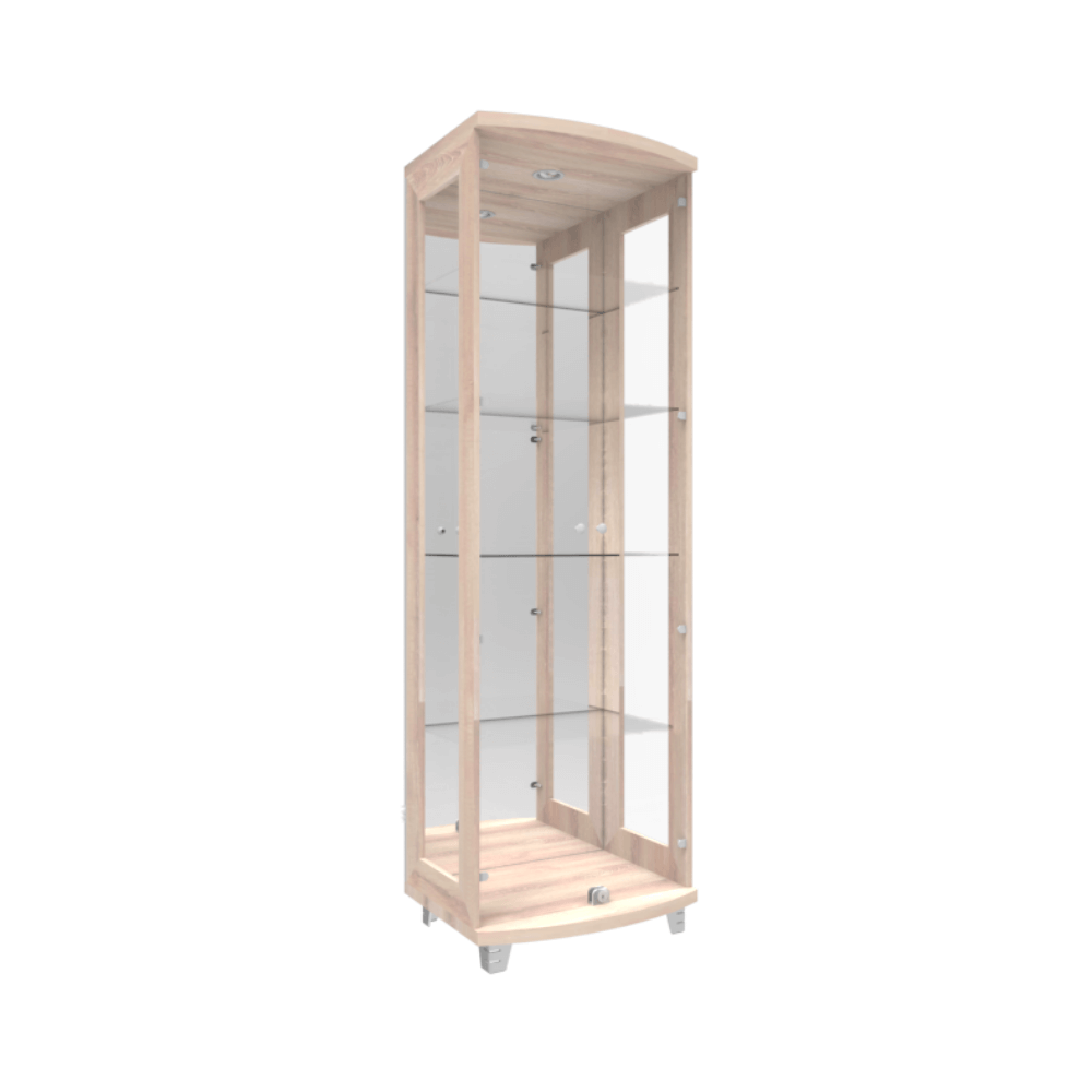 ตู้โชว์กระจก WISDOM DESIGN FURNITURE รุ่น CB-009 60 ซม. สีโซลิค