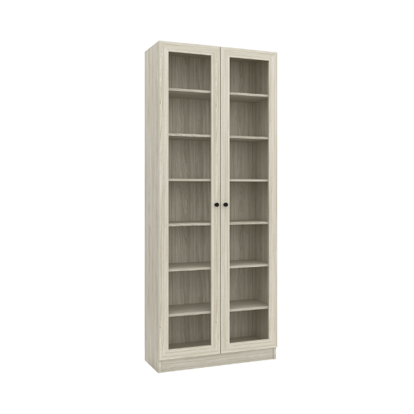 ตู้หนังสือ WISDOM DESIGN FURNITURE รุ่น BK-81B 80 ซม. สีไวท์โอ๊ค