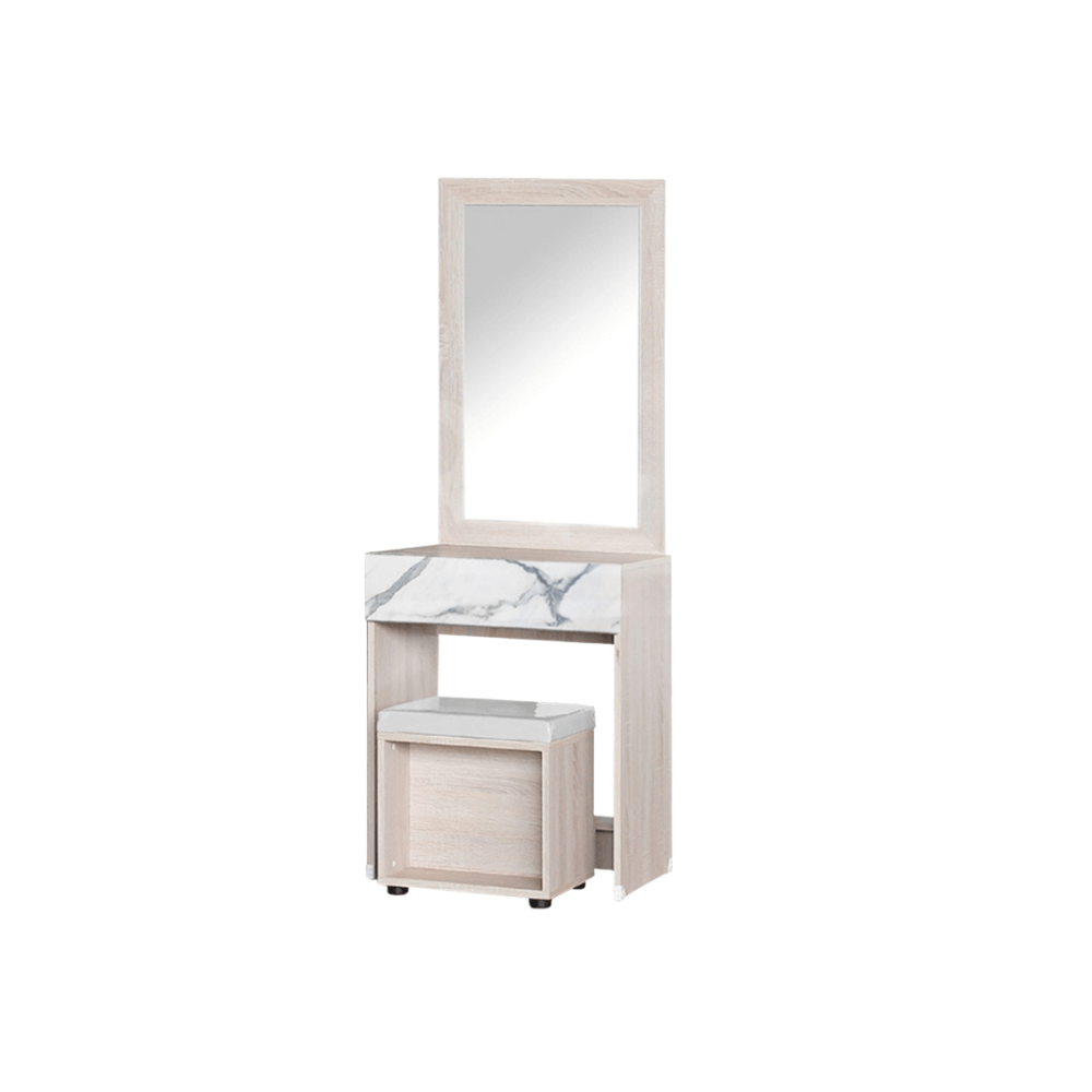 ชุดห้องนอน + ที่นอน PVC 6 ฟุต WISDOM DESIGN FURNITURE รุ่น GLORY สี โซลิค/หินอ่อน_2