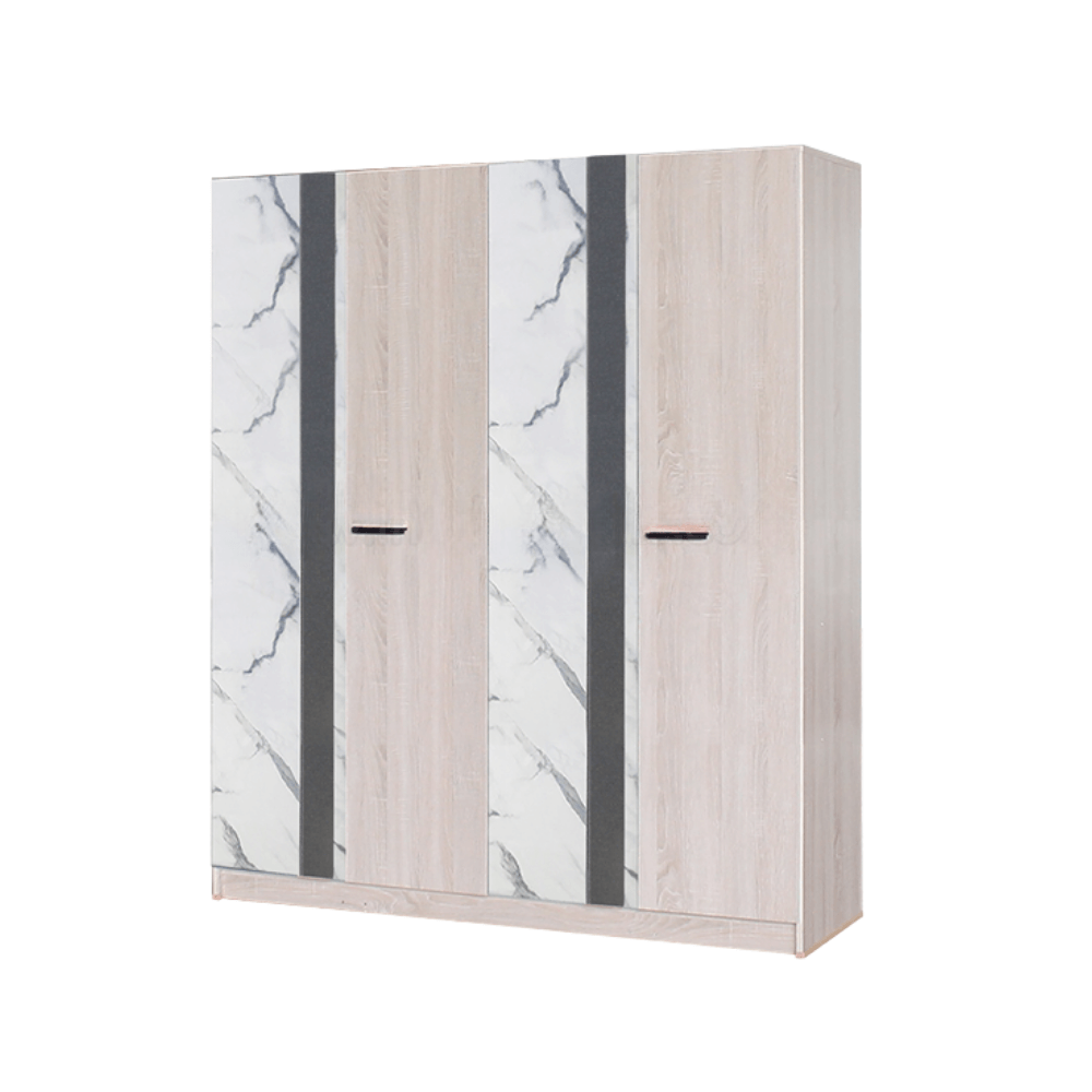 ชุดห้องนอน + ที่นอนสปริง 5 ฟุต WISDOM DESIGN FURNITURE รุ่น GLORY PLUS สี โซลิค/หินอ่อน_2