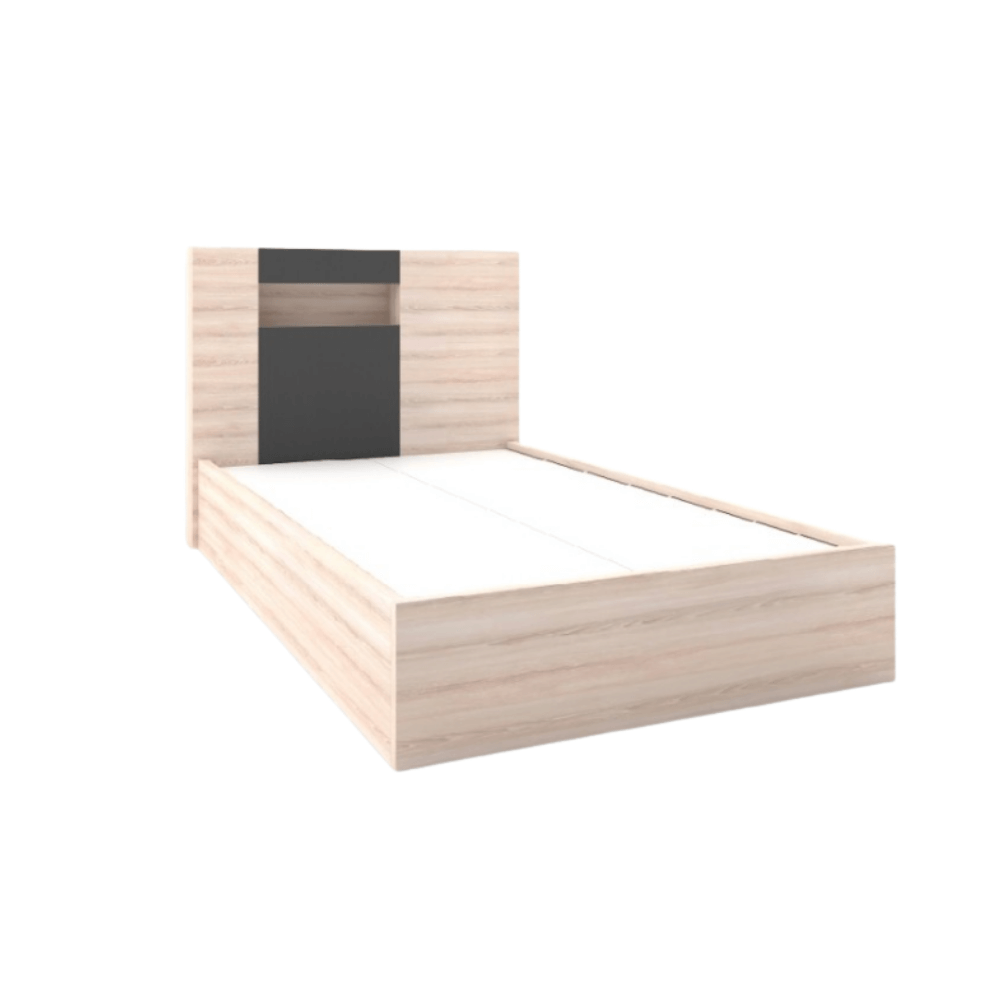 ชุดห้องนอน 3.5 ฟุต WISDOM DESIGN FURNITURE รุ่น SCOOBY สีโซลิค/กราไฟท์_2