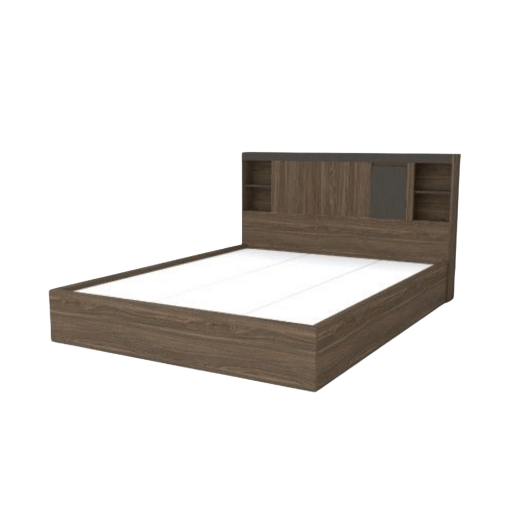 ชุดห้องนอน + ที่นอน PVC 6 ฟุต WISDOM DESIGN FURNITURE รุ่น VIDA1 สีมอคค่า/ซิลค์
