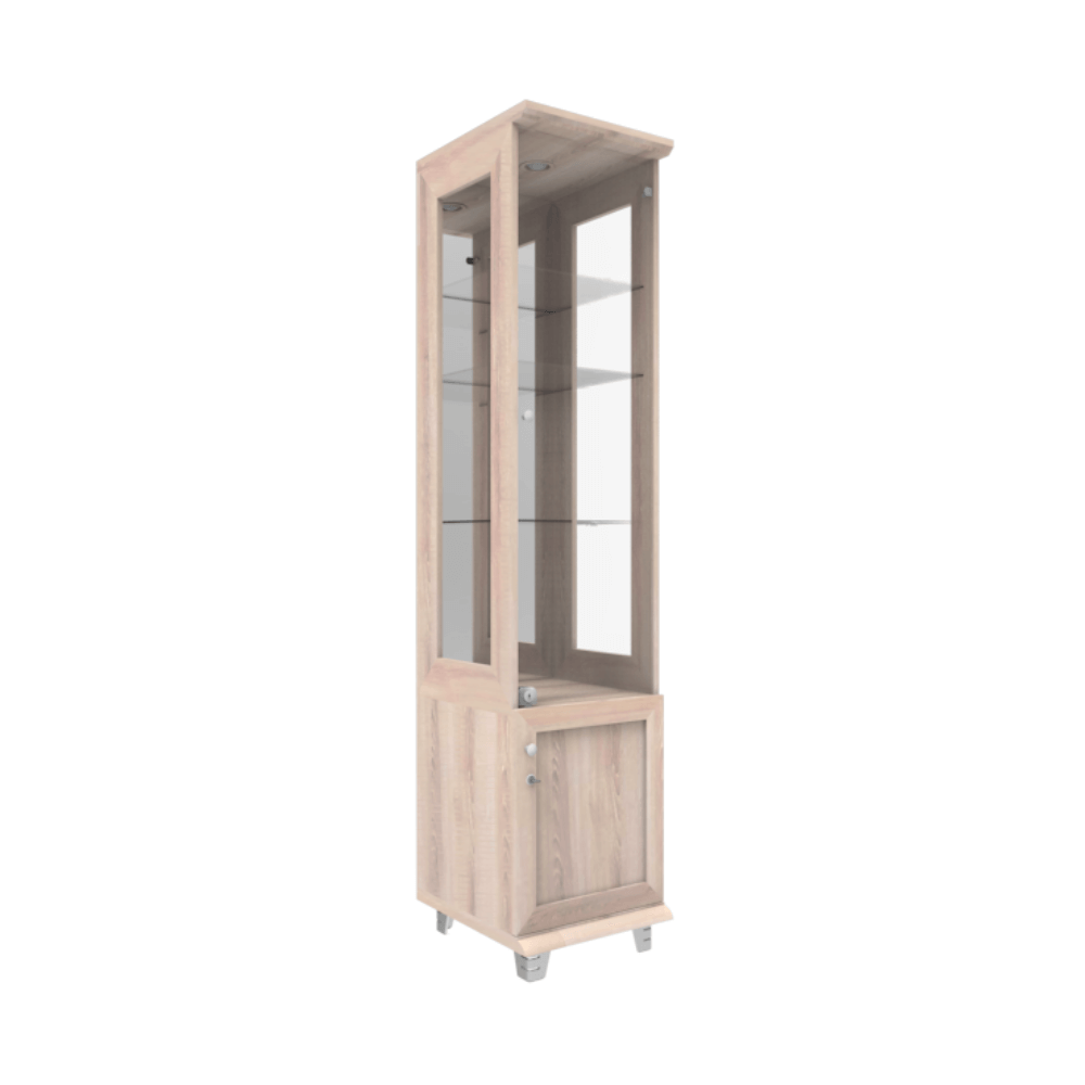 ตู้โชว์กระจก WISDOM DESIGN FURNITURE รุ่น CB-003 40 ซม. สีโซลิค
