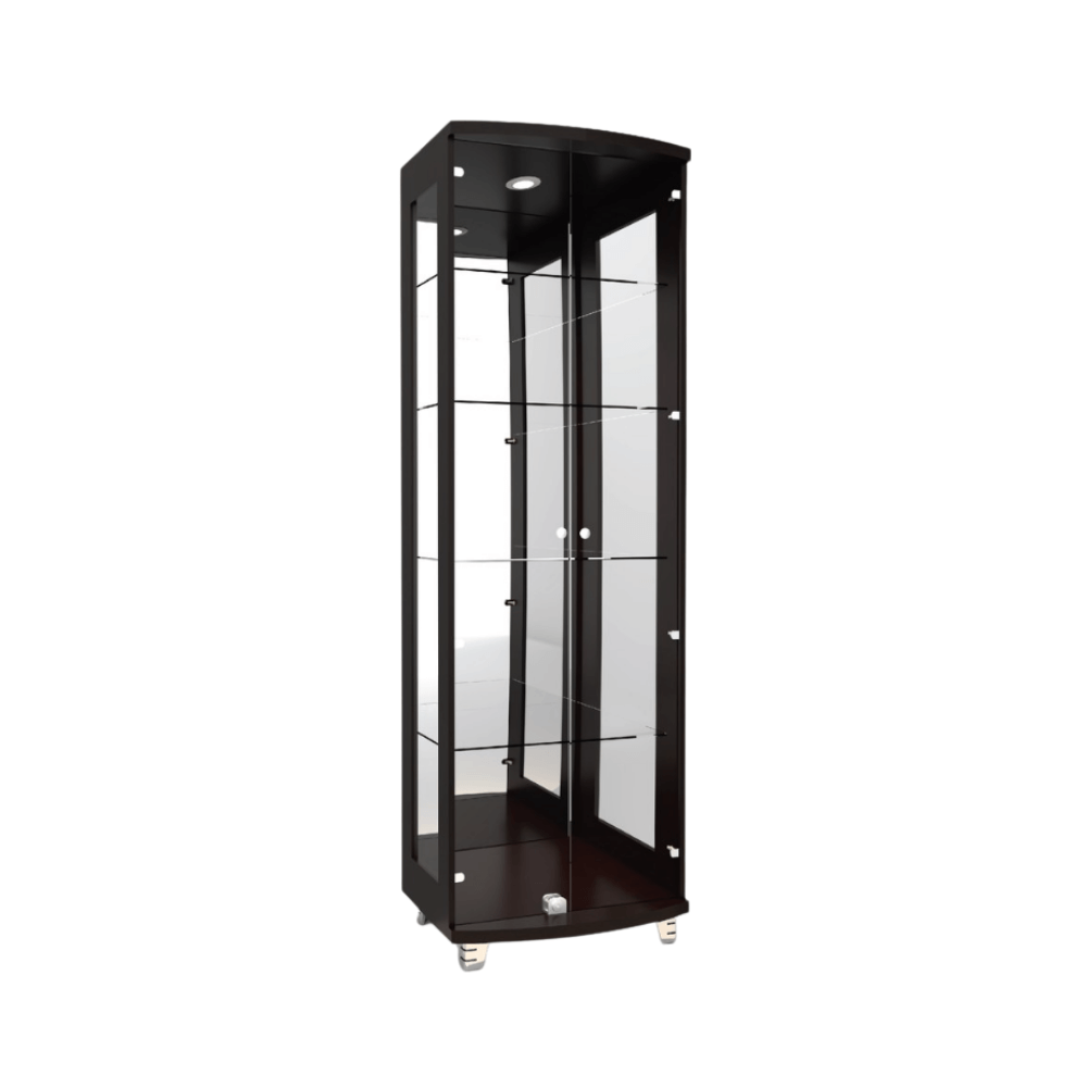 ตู้โชว์กระจก WISDOM DESIGN FURNITURE รุ่น CB-009 60 ซม. สีโอ๊ค