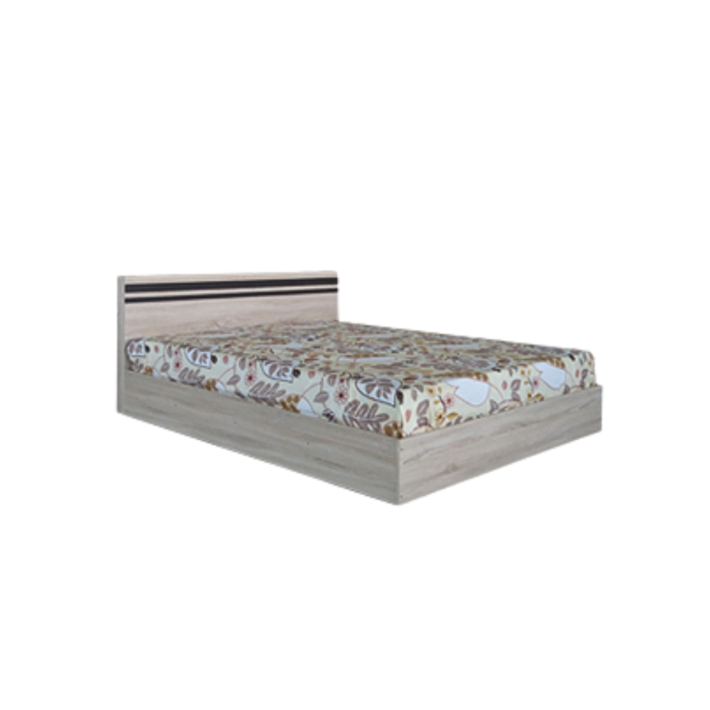 ชุดห้องนอน + ที่นอนสปริง 5 ฟุต WISDOM DESIGN FURNITURE รุ่น SUPER SAVE สีโซลิค