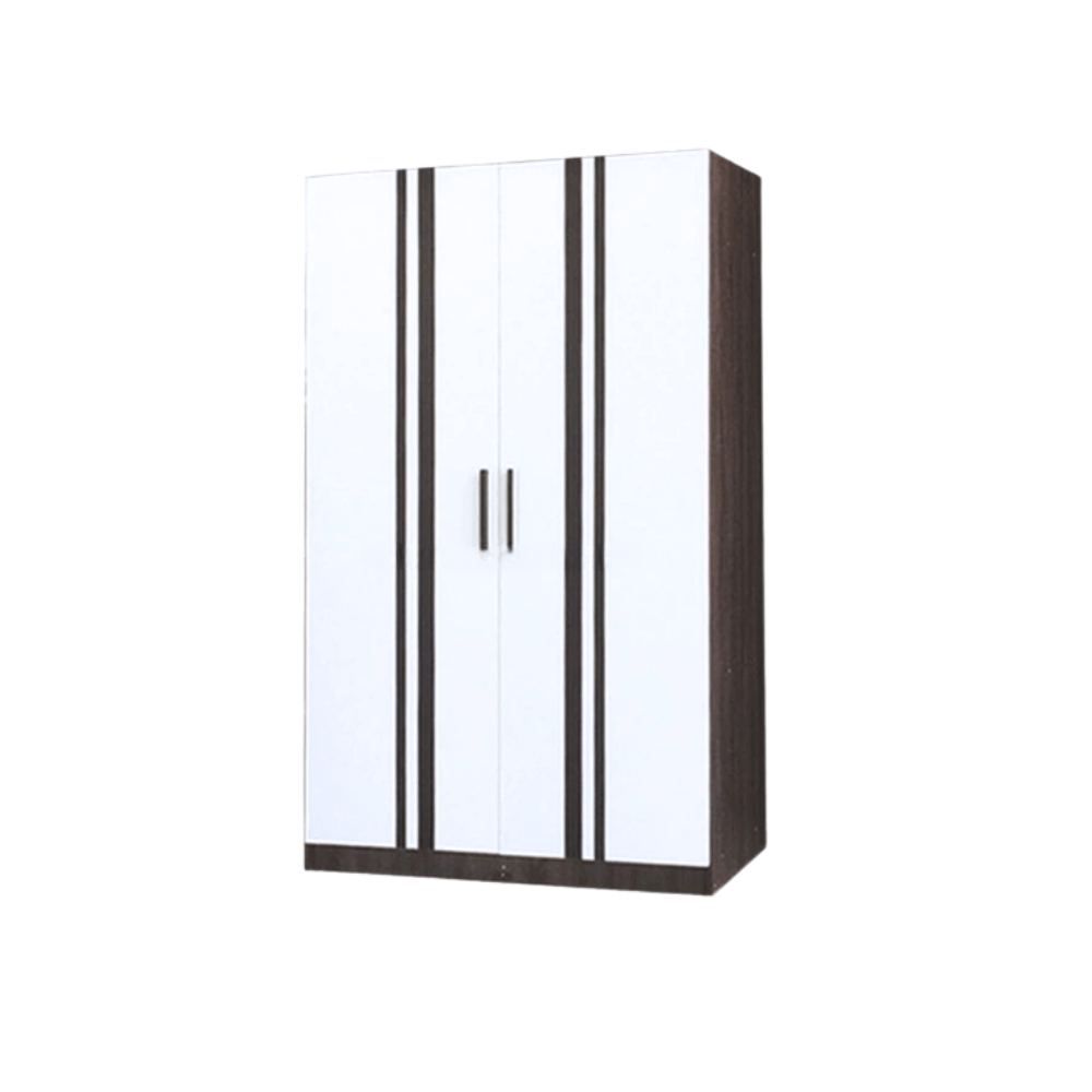 ชุดห้องนอน 6 ฟุต WISDOM DESIGN FURNITURE รุ่น ECO สี แอชบราวน์/ขาว