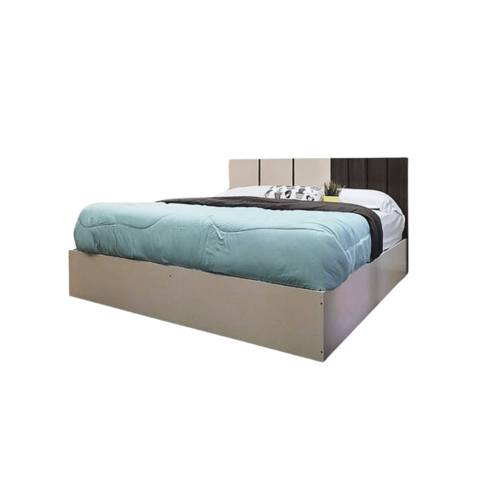 ชุดห้องนอน 5 ฟุต WISDOM DESIGN FURNITURE รุ่น COOPER สี ครีม/มอคค่า