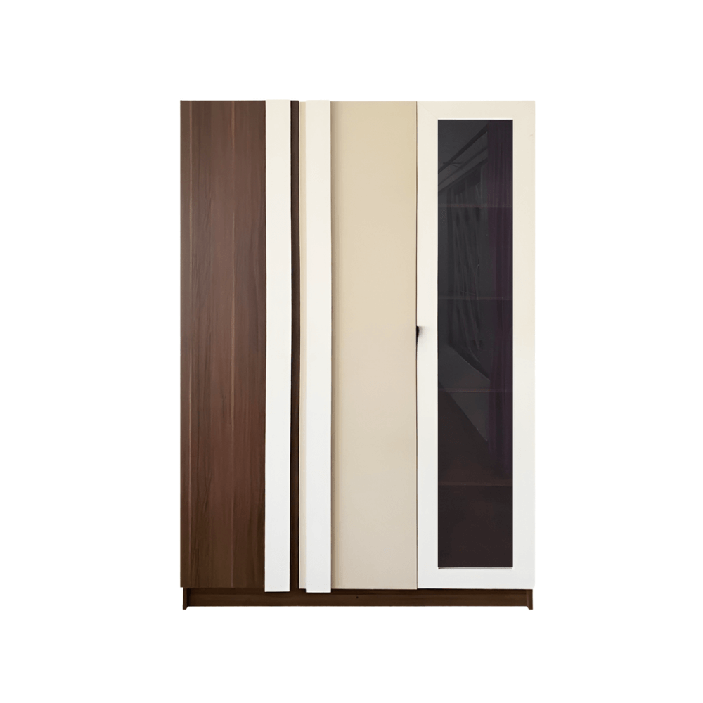 ชุดห้องนอน + ที่นอน 6 ฟุต WISDOM DESIGN FURNITURE รุ่น CITY วอลนัท