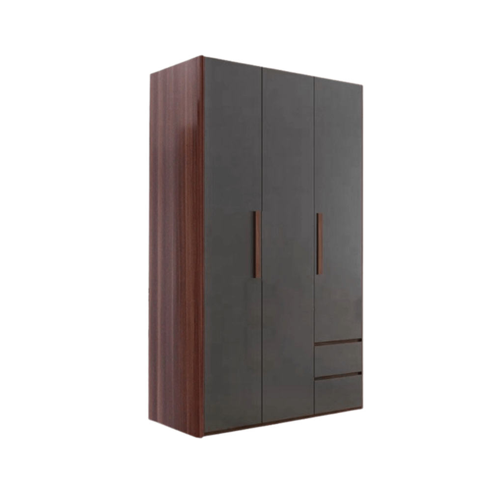 ชุดห้องนอน + ที่นอนสปริง 6 ฟุต WISDOM DESIGN FURNITURE รุ่น WISDOM สี วอลนัท/ยีนส์_3