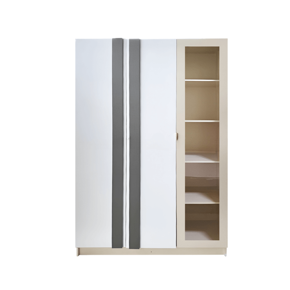 ชุดห้องนอน 3.5 ฟุต WISDOM DESIGN FURNITURE รุ่น CITY เบจ/ซิลค์_3