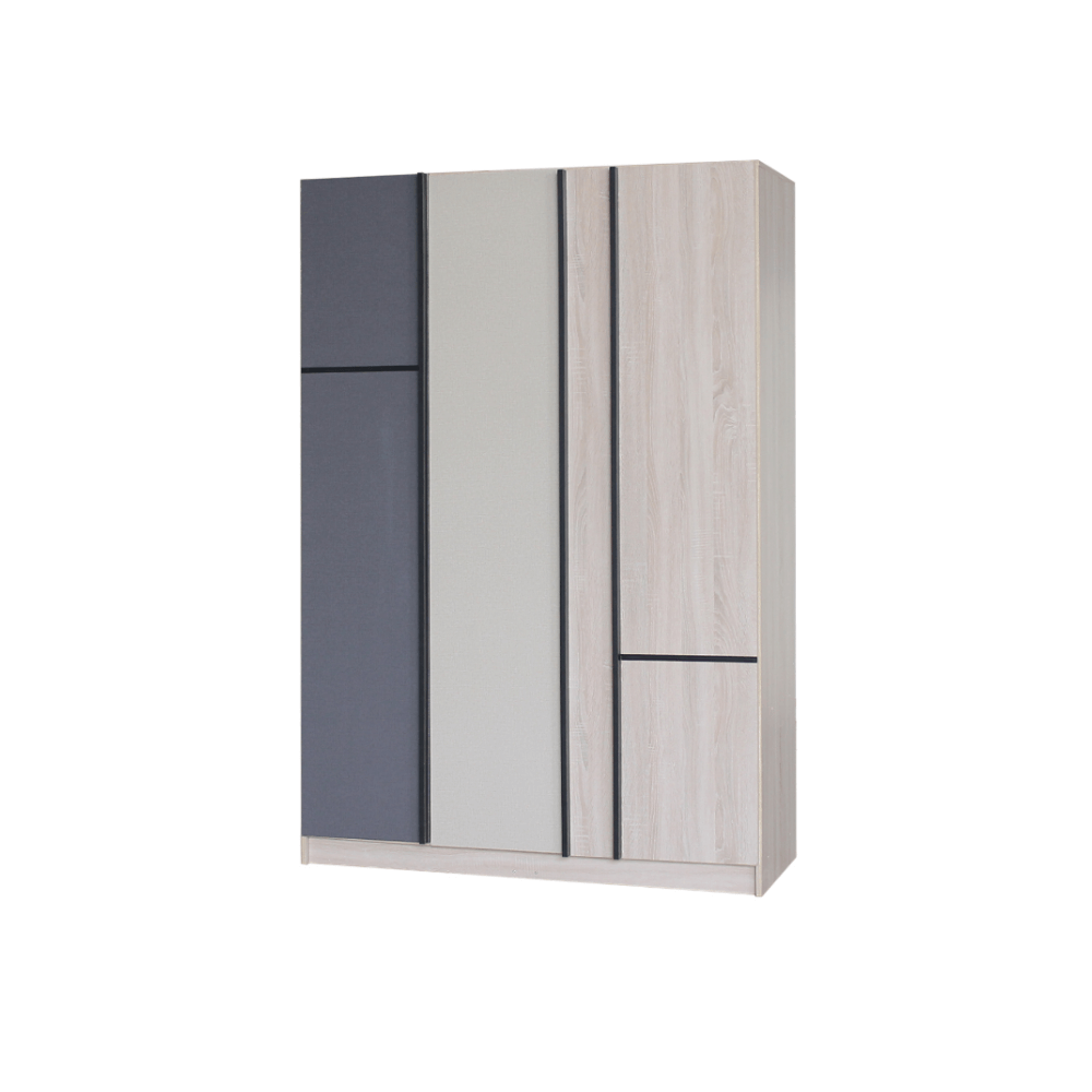 ชุดห้องนอน + ที่นอน PVC 5 ฟุต WISDOM DESIGN FURNITURE รุ่น AVA สี โซลิค ลิ้นชักท้ายเตียง_3