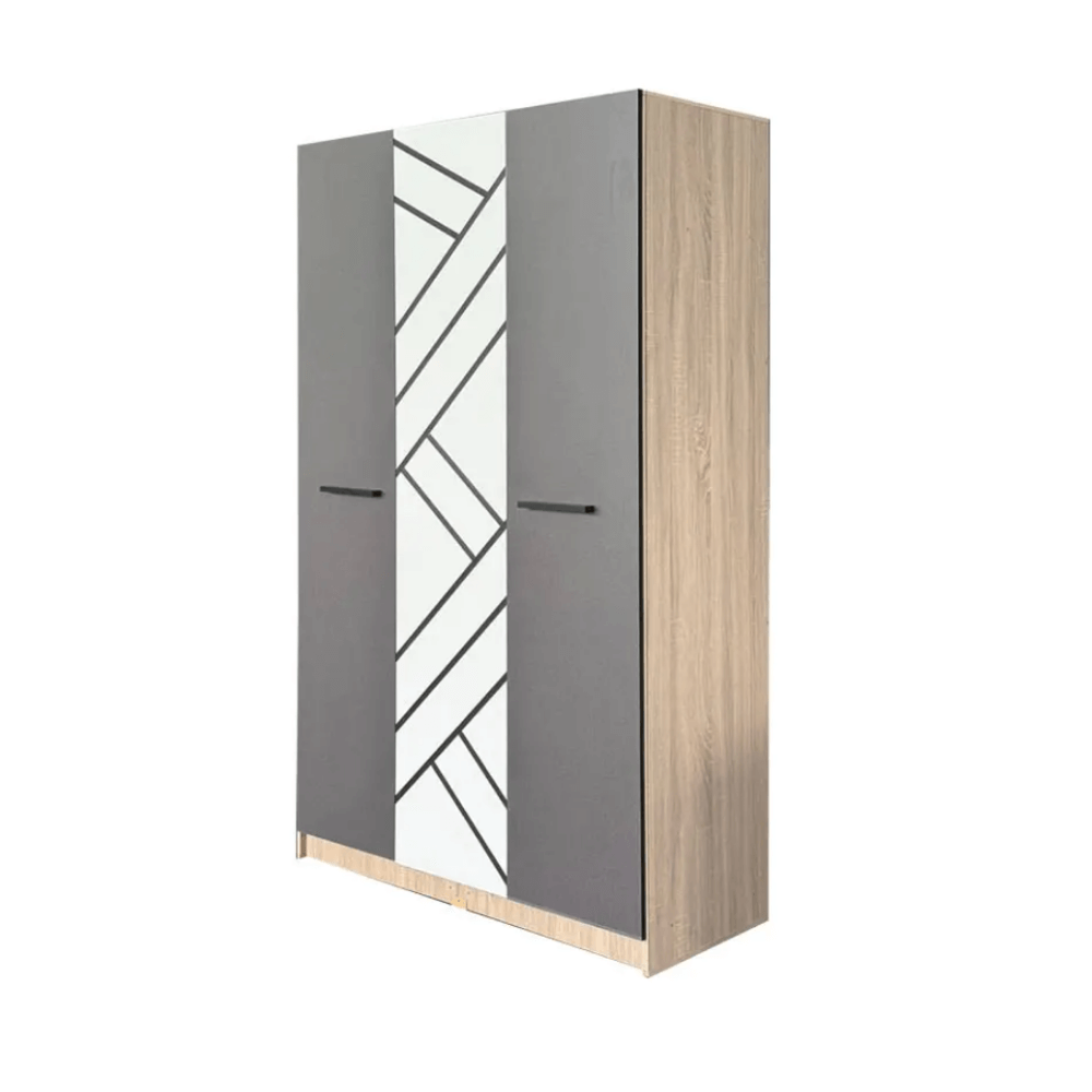 ชุดห้องนอน + ที่นอนสปริง 5 ฟุต WISDOM DESIGN FURNITURE รุ่น JERRY สี โซลิค/กราไฟท์_3