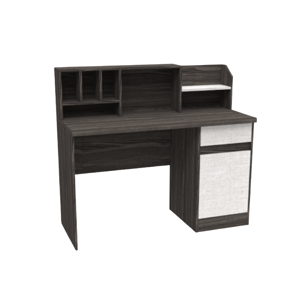 ชุดห้องนอน 3.5 ฟุต WISDOM DESIGN FURNITURE รุ่น SCOOBY สีไลท์เวงเก้/แฟบริค_3