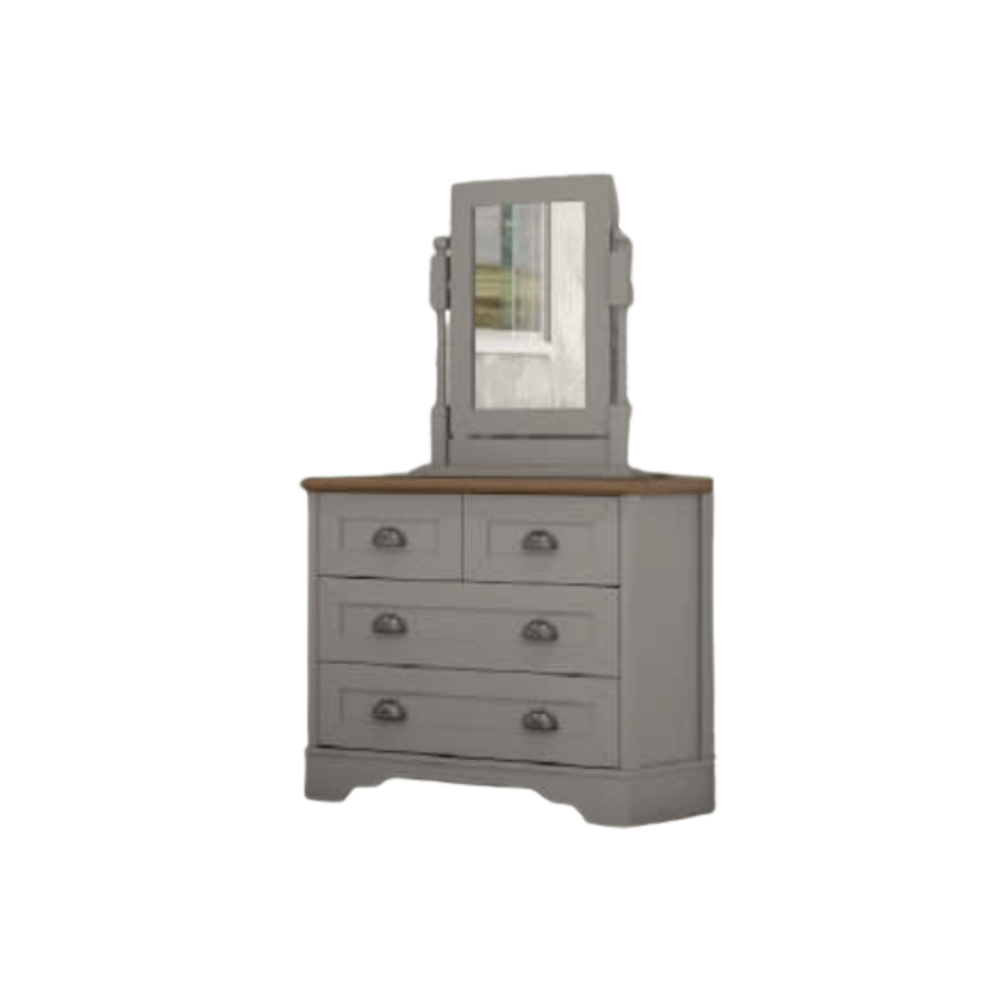 ชุดห้องนอน + ที่นอน PVC 5 ฟุต WISDOM DESIGN FURNITURE รุ่น JASMINE สีเทา/โซลิค