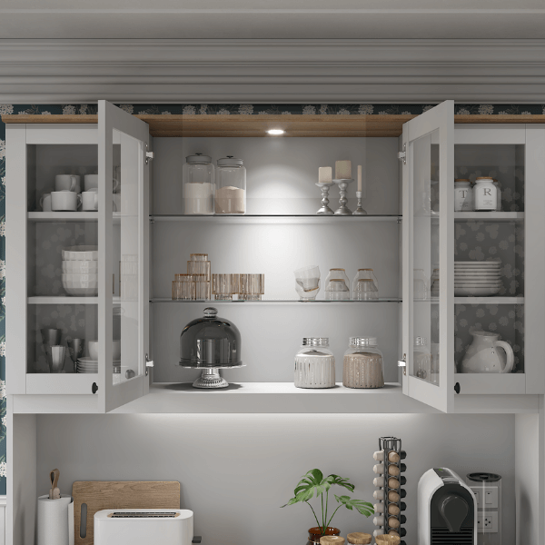 ครัวไม้สำเร็จ ตู้ตั้งพื้นท็อปเรียบ WISDOM DESIGN FURNITURE KT-161 160 ซม. สีฟ็อก/โรม่า