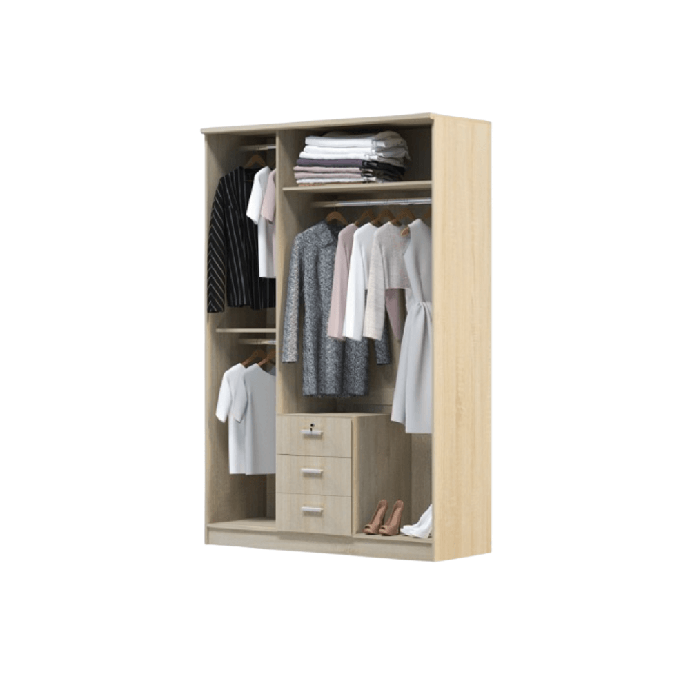 ชุดห้องนอน 6 ฟุต WISDOM DESIGN FURNITURE รุ่น BENNER สี โซลิค/กราไฟท์_4