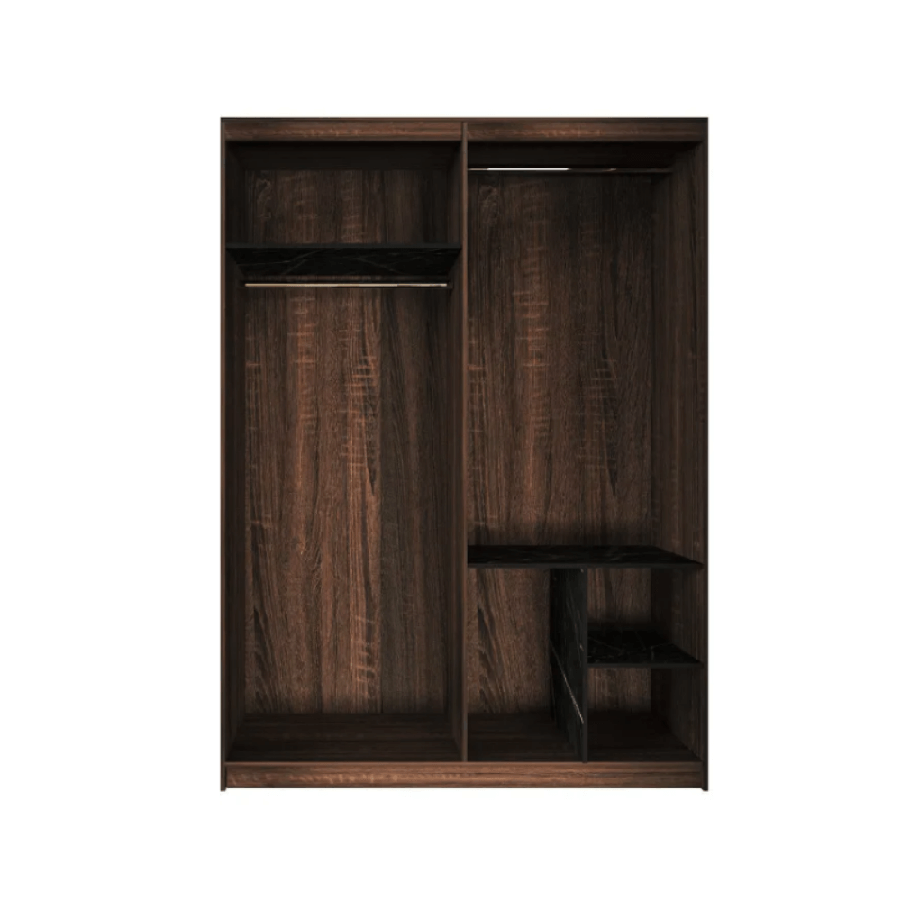 ชุดห้องนอน + ที่นอน PVC 6 ฟุต WISDOM DESIGN FURNITURE รุ่น GALAXY EXTRA สี วอลนัท/หิน_4