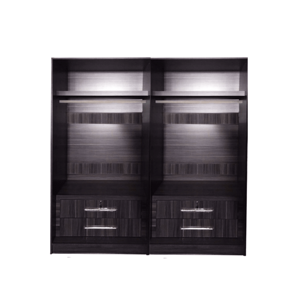 ชุดห้องนอน + ที่นอนสปริง 3.5 ฟุต WISDOM DESIGN FURNITURE รุ่น SALON SLIDE สี โอ๊ค_4