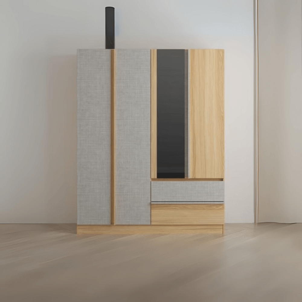 ชุดห้องนอน 6 ฟุต WISDOM DESIGN FURNITURE รุ่น TENSHI สีไลท์ยีนส์/แอช