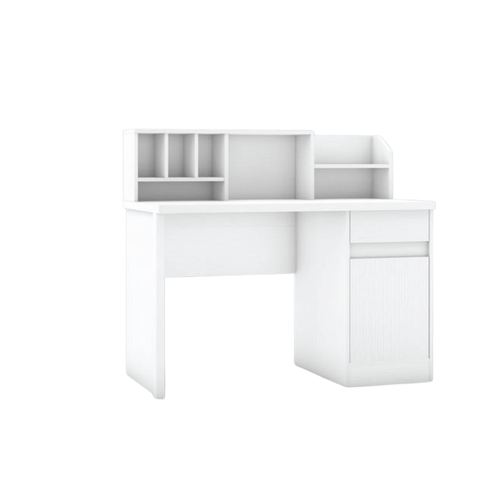 ชุดห้องนอน + ที่นอน PVC 3.5 ฟุต WISDOM DESIGN FURNITURE รุ่น SCOOBY สีขาว_4