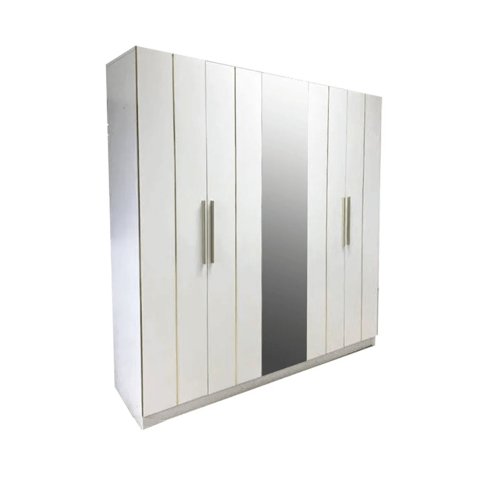 ชุดห้องนอน + ที่นอนสปริง 6 ฟุต WISDOM DESIGN FURNITURE รุ่น WHITE GOLD สีขาว