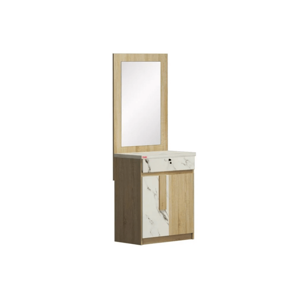 ชุดห้องนอน + ที่นอน PVC 6 ฟุต WISDOM DESIGN FURNITURE รุ่น SWAN สี โซลิค/หินอ่อน_5