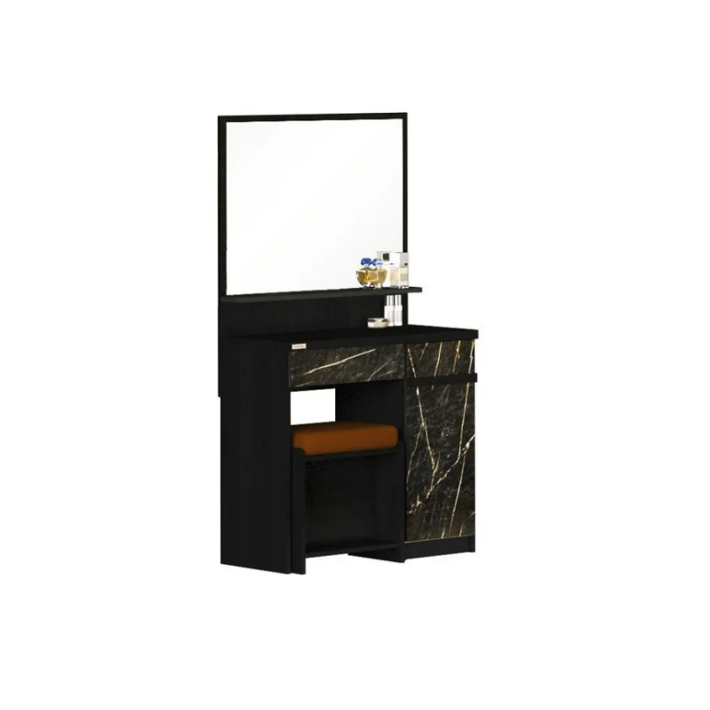 ชุดห้องนอน + ที่นอน PVC 5 ฟุต WISDOM DESIGN FURNITURE รุ่น GALAXY EXTRA สี โอ๊ค/หิน_5