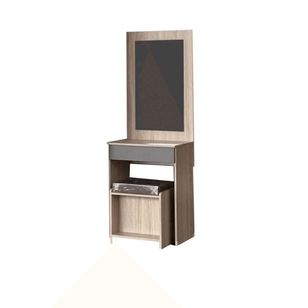 ชุดห้องนอน + ที่นอน PVC 5 ฟุต WISDOM DESIGN FURNITURE รุ่น JERRY สี โซลิค/กราไฟท์_5