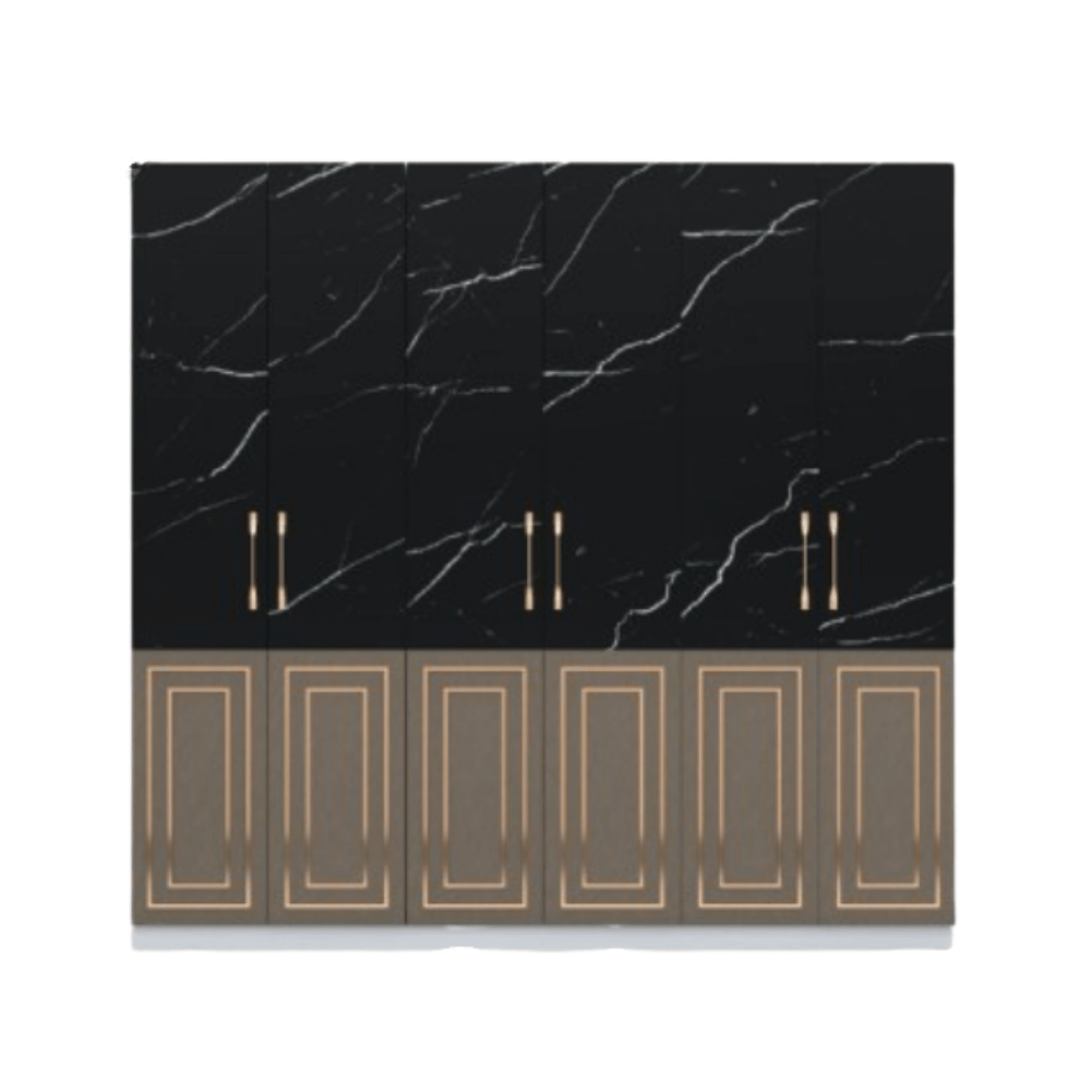 ชุดห้องนอน + ที่นอนสปริง 5 ฟุต WISDOM DESIGN FURNITURE รุ่น CHARLOTTE สีขาว/ดาร์คมาร์เบิ้ล/ฟอสซิลค์_5