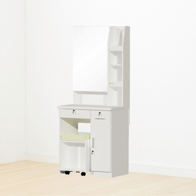 โต๊ะเครื่องแป้ง WISDOM DESIGN FURNITURE รุ่น DT720A 70 ซม. สีขาว