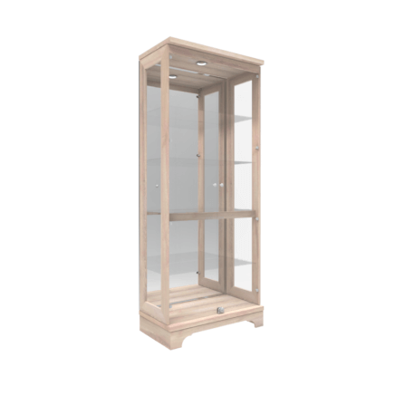 ตู้โชว์กระจก WISDOM DESIGN FURNITURE รุ่น CB-012 80 ซม. สีโซลิค_1