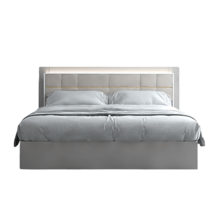 ชุดห้องนอน + ที่นอน PVC 6 ฟุต WISDOM DESIGN FURNITURE รุ่น RACHEL200 สีขาว/ครีม_2