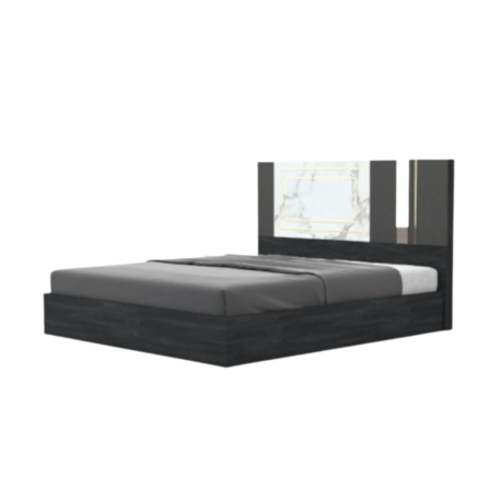 ชุดห้องนอน + ที่นอน PVC 6 ฟุต WISDOM DESIGN FURNITURE รุ่น CHARLOTTE สีแอชเกรย์/ซอฟท์มาร์เบิ้ล/ซิลค์_2