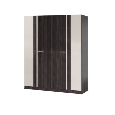 ชุดห้องนอน 6 ฟุต WISDOM DESIGN FURNITURE รุ่น GLORY PLUS สี แอชบราวน์/เบจ_3