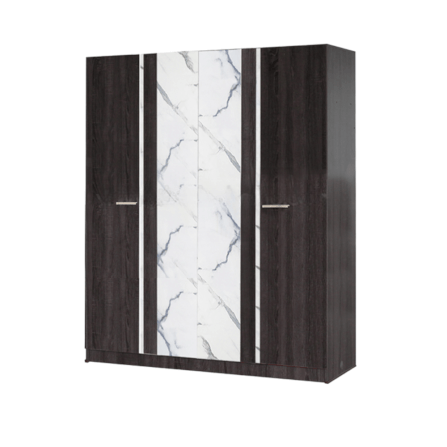 ชุดห้องนอน 6 ฟุต WISDOM DESIGN FURNITURE รุ่น GLORY PLUS สี แอชบราน์/หินอ่อน_3