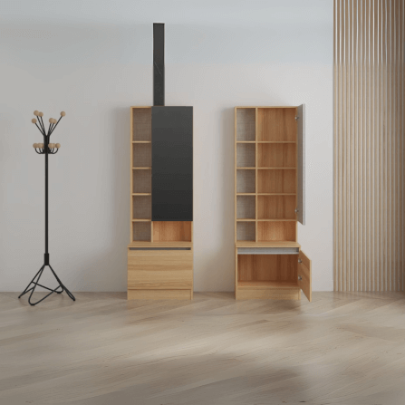 ชุดห้องนอน 5 ฟุต WISDOM DESIGN FURNITURE รุ่น TENSHI สีไลท์ยีนส์/แอช_3