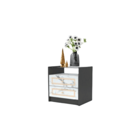 ชุดห้องนอน 5 ฟุต WISDOM DESIGN FURNITURE รุ่น CHARLOTTE สีแอชเกรย์/ซอฟท์มาร์เบิ้ล/ซิลค์_3