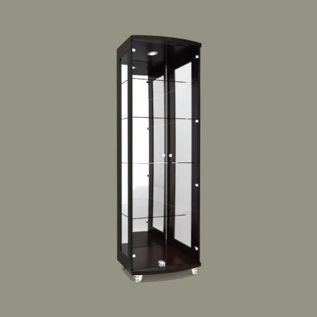 ตู้โชว์กระจก WISDOM DESIGN FURNITURE รุ่น CB-009 60 ซม. สีโอ๊ค_3