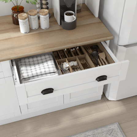 ครัวไม้สำเร็จ ตู้ตั้งพื้นท็อปเรียบ WISDOM DESIGN FURNITURE KT-161 160 ซม. สีขาว/โรม่า_3